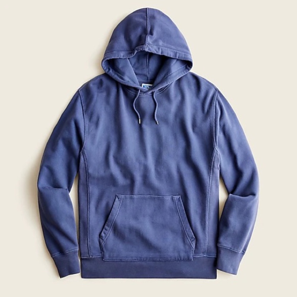 J.Crew Garment-dyed french terry hoodie
